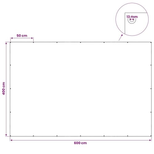 Cerada s rupama Zelena 4 x 6 m 140 gsm PE - 4 x 6 m Zelena Cijena
