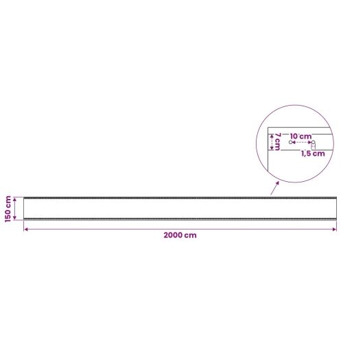 Cerada s rupama Zelena 1,5 x 20 m 260 gsm PE - 1,5 x 20 m 1 Zelena Cijena