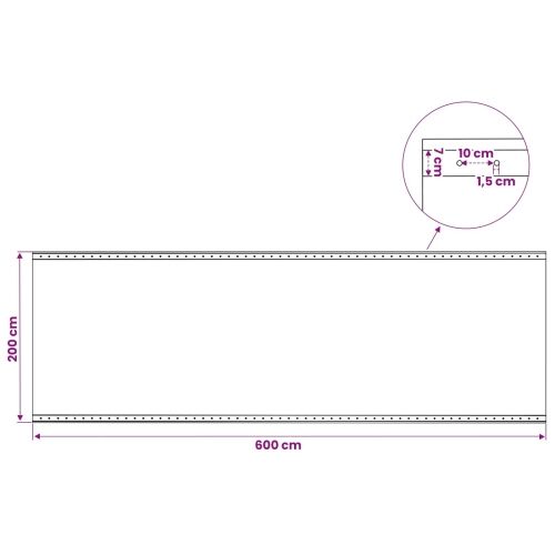 Cerada s rupama Zelena 2 x 6 m 260 gsm PE - 2 x 6 m 1 Zelena Cijena