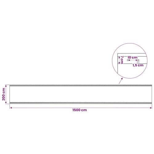 Cerada s rupama Zelena 2 x 15 m 260 gsm PE - 2 x 15 m 1 Zelena Cijena