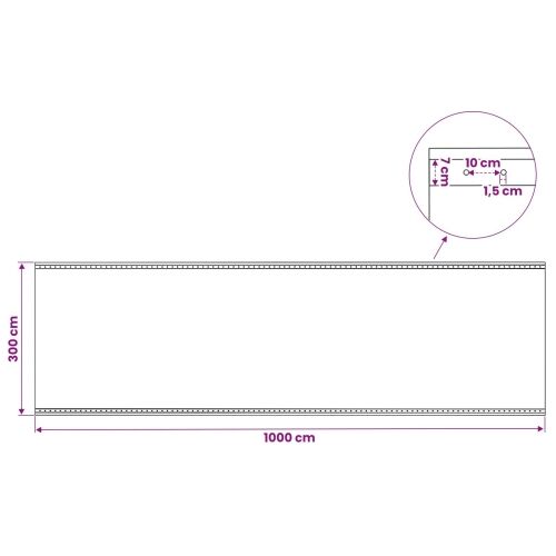 Cerada s rupama Zelena 3 x 10 m 260 gsm PE - 3 x 10 m 1 Zelena Cijena