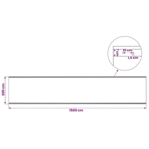 Cerada s rupama Zelena 3 x 15 m 260 gsm PE - 3 x 15 m 1 Zelena Cijena