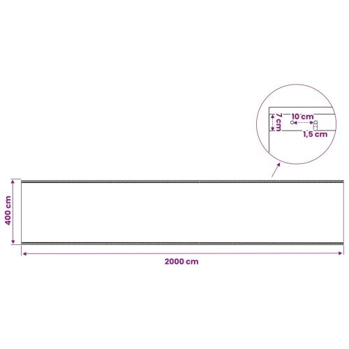 Cerada s rupama Zelena 4 x 20 m 260 gsm PE - 4 x 20 m 1 Zelena Cijena