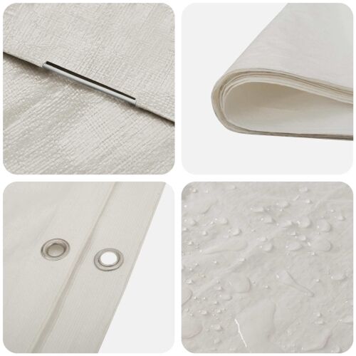 Cerada s rupama Bijela 8 x 10 m 90 gsm PE - Bijela 8 x 10 m 90 g/m² Cijena