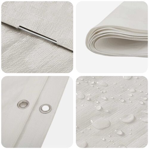 Cerada s rupama Bijela 6 x 12 m 180 gsm PE - Bijela 6 x 12 m 180 g/m² Cijena