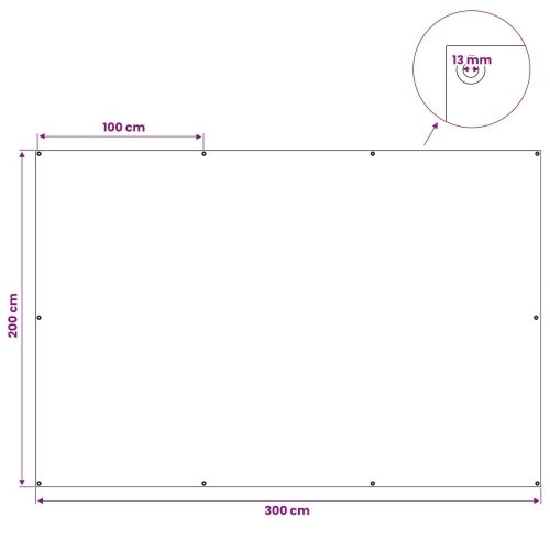 Cerada s rupama Plava 2 x 3 m 90 gsm PE - Plava 2 x 3 m 90 g/m² Cijena