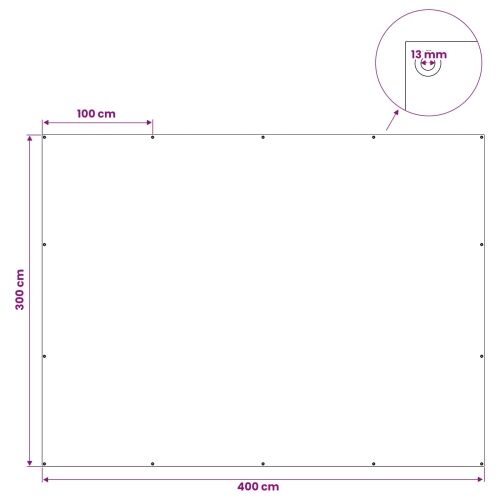 Cerada s rupama Plava 3 x 4 m 90 gsm PE - Plava 3 x 4 m 90 g/m² Cijena