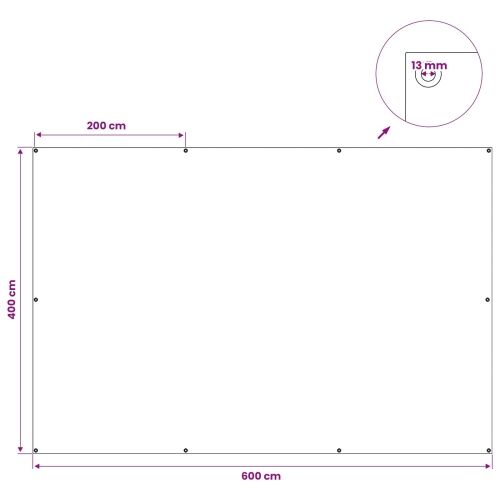 Cerada s rupama Plava 4 x 6 m 90 gsm PE - Plava 4 x 6 m 90 g/m² Cijena