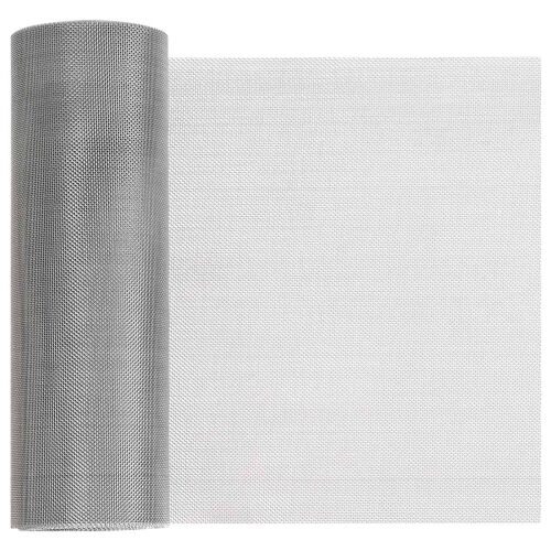 Mrežna tkanina 20 x 500 cm 30 Mesh Nehrđajući čelik 201 Srebrna - 20 x 500 cm 30 mreža Cijena