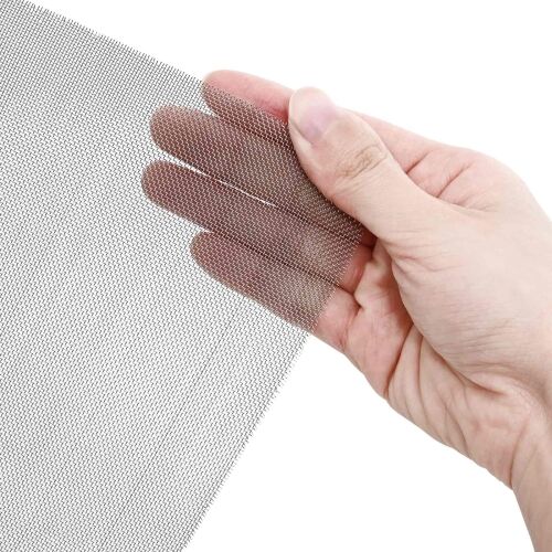 Mrežna tkanina 80 x 500 cm 30 Mesh Nehrđajući čelik 201 Srebrna - 80 x 500 cm 30 mreža Cijena