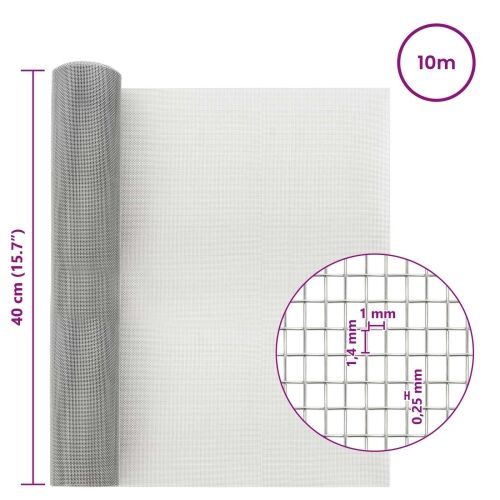 Mrežna tkanina 40 x 1000 cm 18 mesh Nehrđajući čelik 304 - 40 x 1000 cm Nehrđajući čelik 304 Cijena