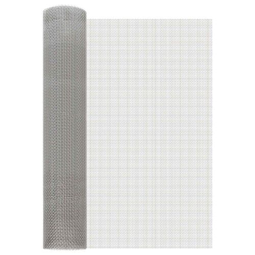 Mrežna tkanina 60 x 1000 cm 6 Mesh Nehrđajući čelik 201 Srebrna - 60 x 1000 cm 6 mreža Cijena