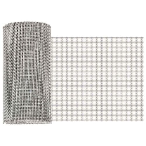 Mrežna tkanina 20 x 1000 cm 8 Mesh Nehrđajući čelik 201 Srebrna - 20 x 1000 cm 8 mreža Cijena