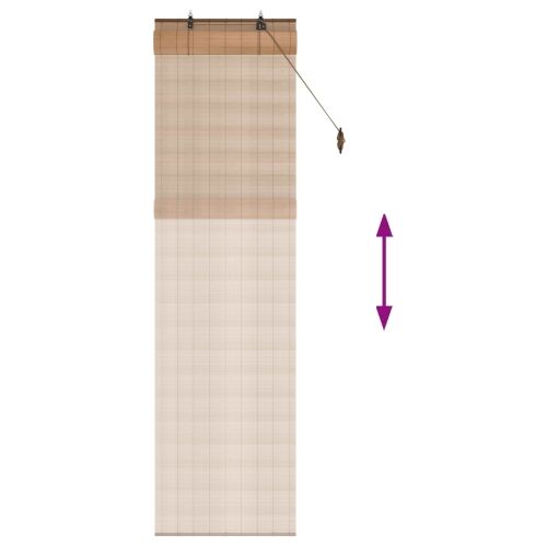 Rolo zavjesa Smeđa 40 x 220 cm Bambus - Smeđa 40 x 220 cm Cijena