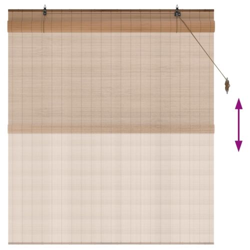 Rolo zavjesa Smeđa 130 x 160 cm Bambus - Smeđa 130 x 160 cm Cijena