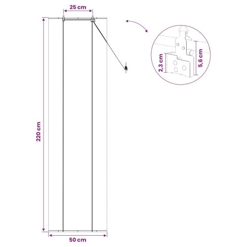 Rolo zavjesa Siva 50 x 220 cm Bambus - Siva 50 x 220 cm Cijena