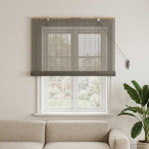 Rolo zavjesa Siva 80 x 160 cm Bambus - Siva 80 x 160 cm Cijena