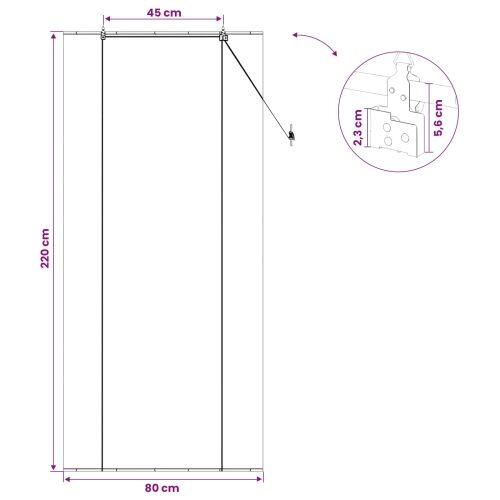 Rolo zavjesa Siva 80 x 220 cm Bambus - Siva 80 x 220 cm Cijena
