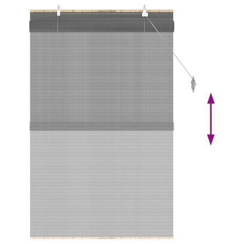 Rolo zavjesa Siva 90 x 160 cm Bambus - Siva 90 x 160 cm Cijena