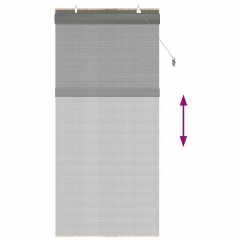 Rolo zavjesa Siva 110 x 220 cm Bambus - Siva 110 x 220 cm Cijena