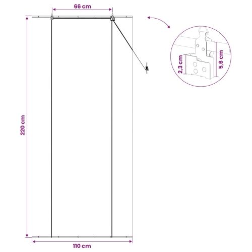 Rolo zavjesa Siva 110 x 220 cm Bambus - Siva 110 x 220 cm Cijena