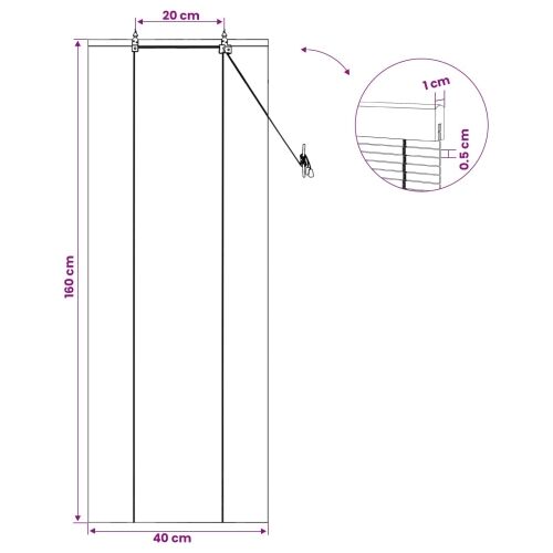 Rolo zavjesa Smeđa 40 x 160 cm Bambus - Smeđa 40 x 160 cm Cijena