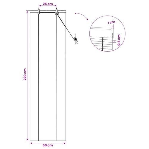 Rolo zavjesa Smeđa 50 x 220 cm Bambus - Smeđa 50 x 220 cm Cijena