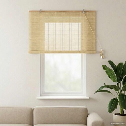 Rolo zavjesa Prirodna 130 x 160 cm Bambus - Prirodna 130 x 160 cm Cijena
