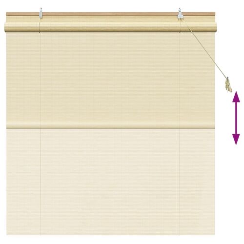 Rolo zavjesa Prirodna 160 x 160 cm Bambus - Prirodna 160 x 160 cm Cijena