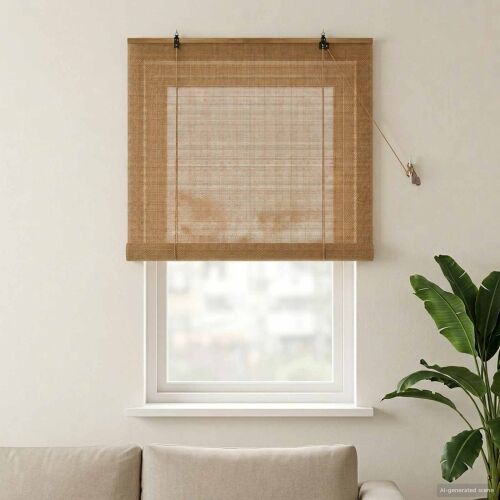 Rolo zavjesa Smeđa 80 x 160 cm Bambus - 80 x 160 cm Cijena