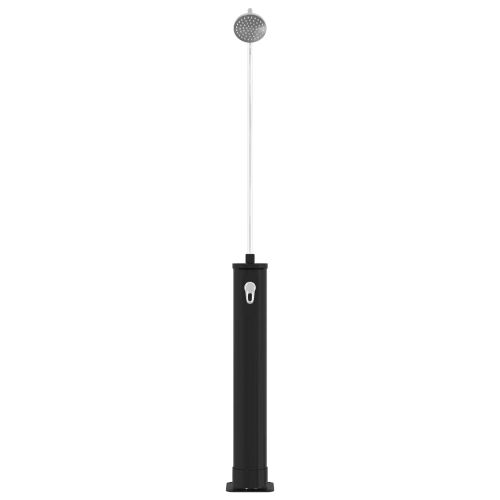 Solarni tuš s tuš glavom 20 l PVC, ABS, Legirani cink Crna Cijena