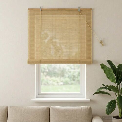 Rolo zavjesa Prirodna 100 x 160 cm Bambus - 100 x 160 cm Cijena