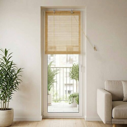 Rolo zavjesa Prirodna 50 x 220 cm Bambus - 50 x 220 cm Cijena