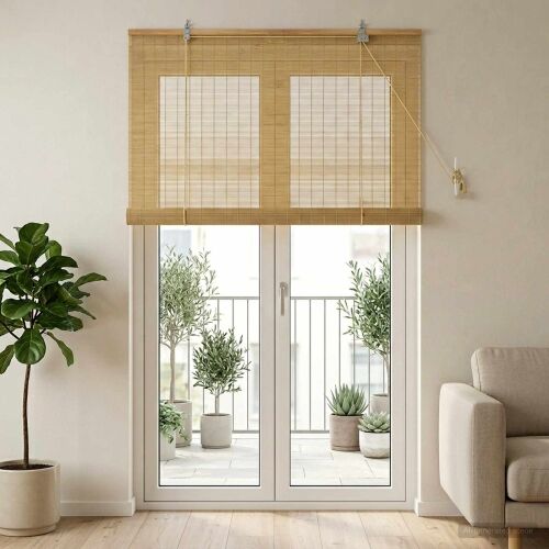 Rolo zavjesa Prirodna 120 x 220 cm Bambus - 120 x 220 cm Cijena