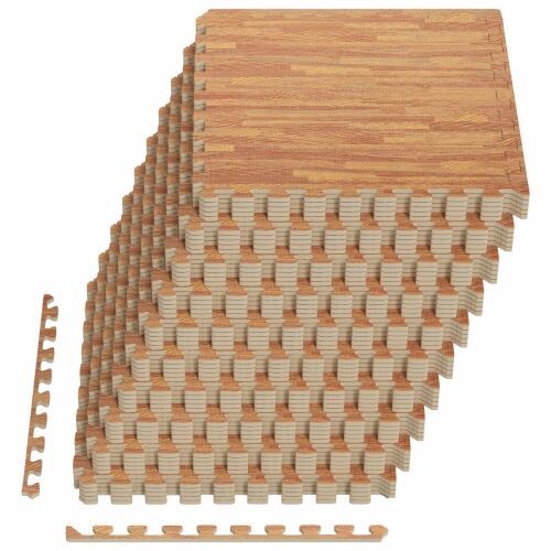 Podne prostirke 50 kom. boja drva 18 m² EVA pjenasti materijal - boja drva 18 m² (1 cm) Cijena
