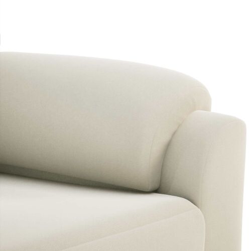 Sofa Krem 94 x 85 x 93 cm Baršun - Krem 60 cm Cijena
