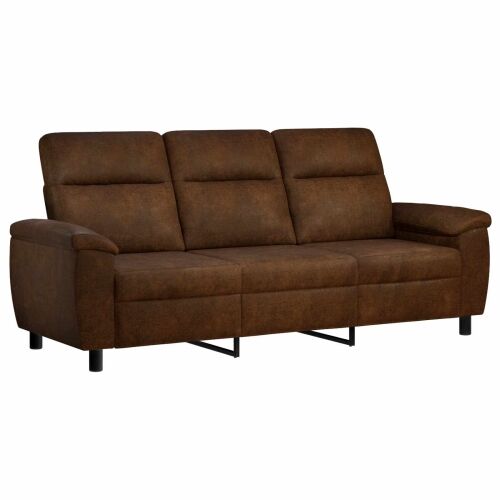 Sofa Smeđa 214 x 90 x 95 cm Umetnička suknja koža - Smeđa 180 cm Cijena