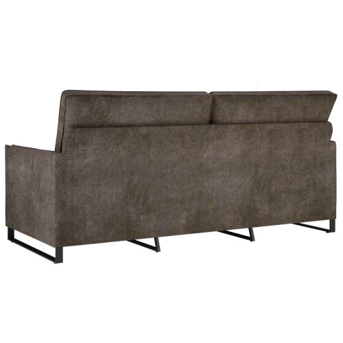 Sofa za 3 osobe Tamnosiva 190 x 81 x 82 cm Umjetni sued - Tamnosiva 180 cm Cijena
