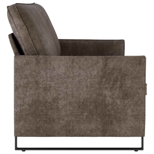 Sofa za 3 osobe Tamnosiva 190 x 81 x 82 cm Umjetni sued - Tamnosiva 180 cm Cijena