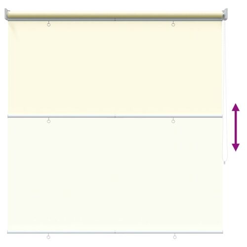 Rolo zavjesa za vanjsku uporabu s UV zaštitom Krem Poliester - Krem 140 x 230 cm Cijena
