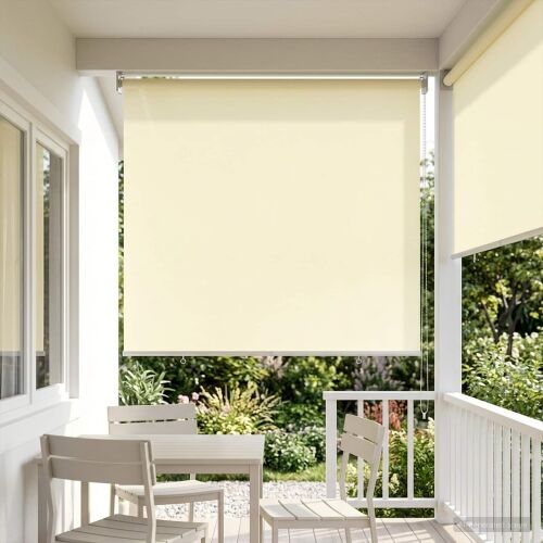 Rolo zavjesa za vanjsku uporabu s UV zaštitom Krem Poliester - Krem 140 x 230 cm Cijena