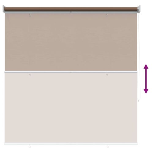 Rolo zavjesa za vanjsku uporabu s UV zaštitom Sivosmeđa - Sivosmeđa 140 x 140 cm Cijena