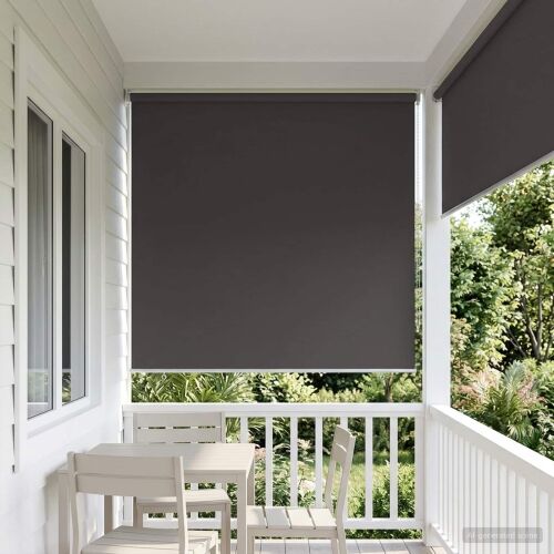 Rolo zavjesa za vanjsku uporabu s UV zaštitom Antracit - Antracit 160 x 140 cm Cijena