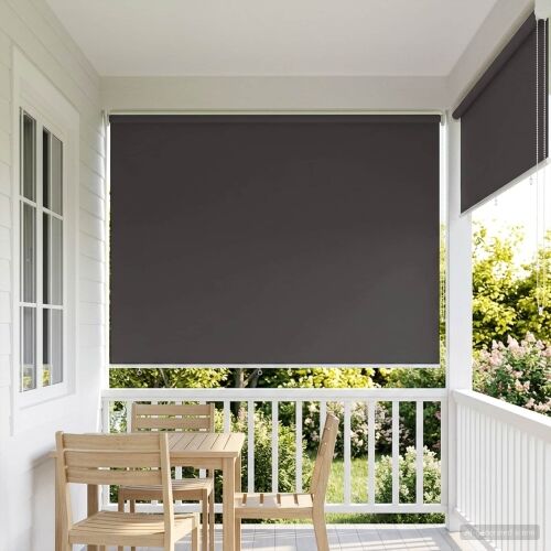 Rolo zavjesa za vanjsku uporabu s UV zaštitom Antracit - Antracit 160 x 230 cm Cijena