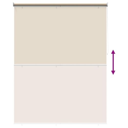 Rolo zavjesa za vanjsku uporabu s UV zaštitom Bež Poliester - Bež 180 x 140 cm Cijena