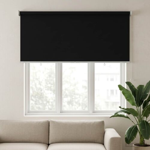 Rolo zavjesa za vanjsku uporabu s UV zaštitom Crna Poliester - Crna 140 x 140 cm Cijena