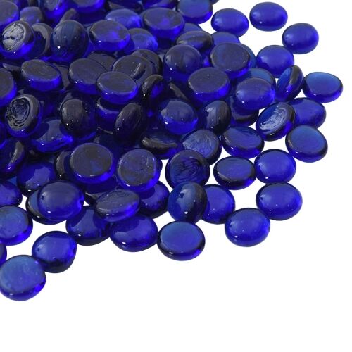 Stakleni nugget 17-19 mm Kobalt plava Stakl - Kobalt plava 1 kg (190-210 kom) Cijena