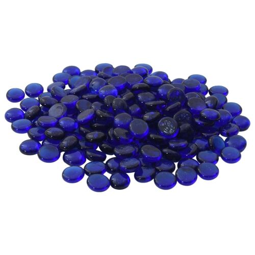 Stakleni nugget 17-19 mm Kobalt plava Stakl - Kobalt plava 1 kg (190-210 kom) Cijena