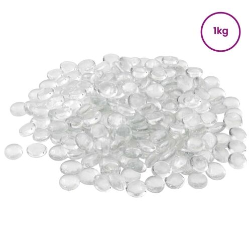 Stakleni nugget 17-19 mm *Transparent*an Stakl - Transparentan 1 kg (190-210 kom) Cijena