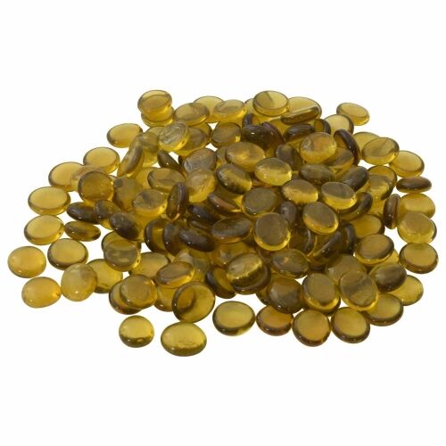 Stakleni nugget 17-19 mm Žuta Stakl - Žuta 1 kg (190-210 kom) Cijena